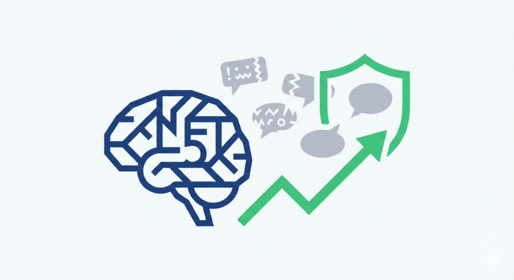 Schéma illustrant la sécurité de ChatGPT et la réduction des hallucinations en environnement de production